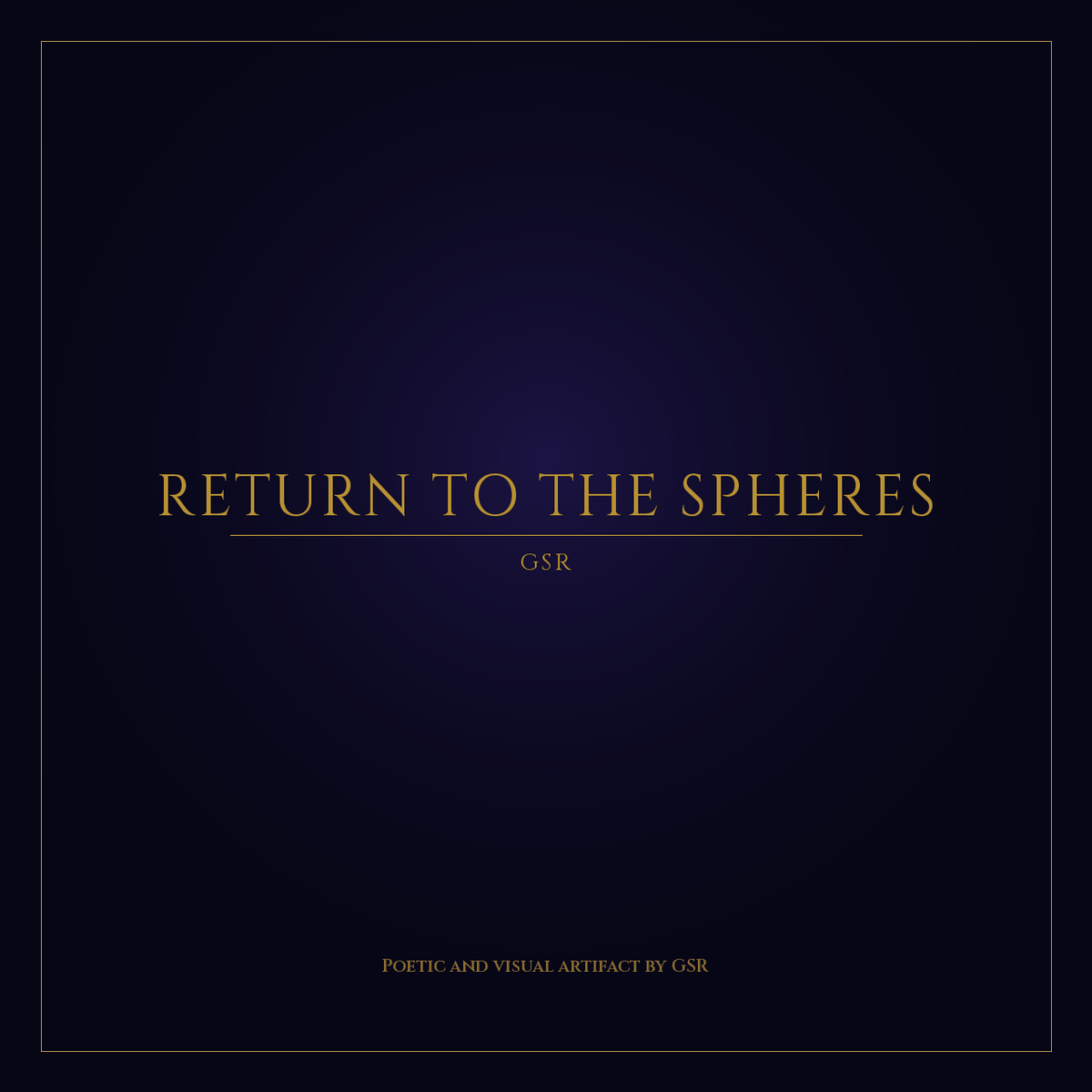 Return to the Spheres cover
